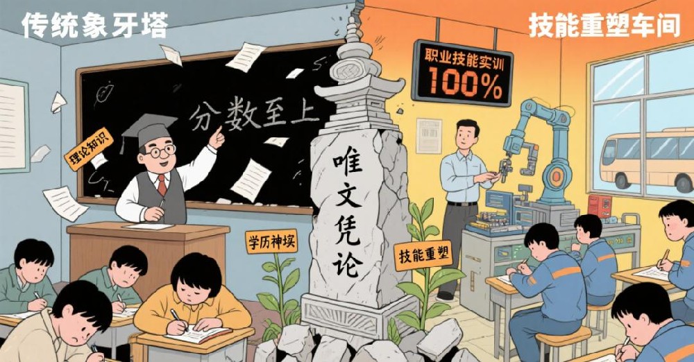高中及中职生：学技能、好就业才是硬道理！